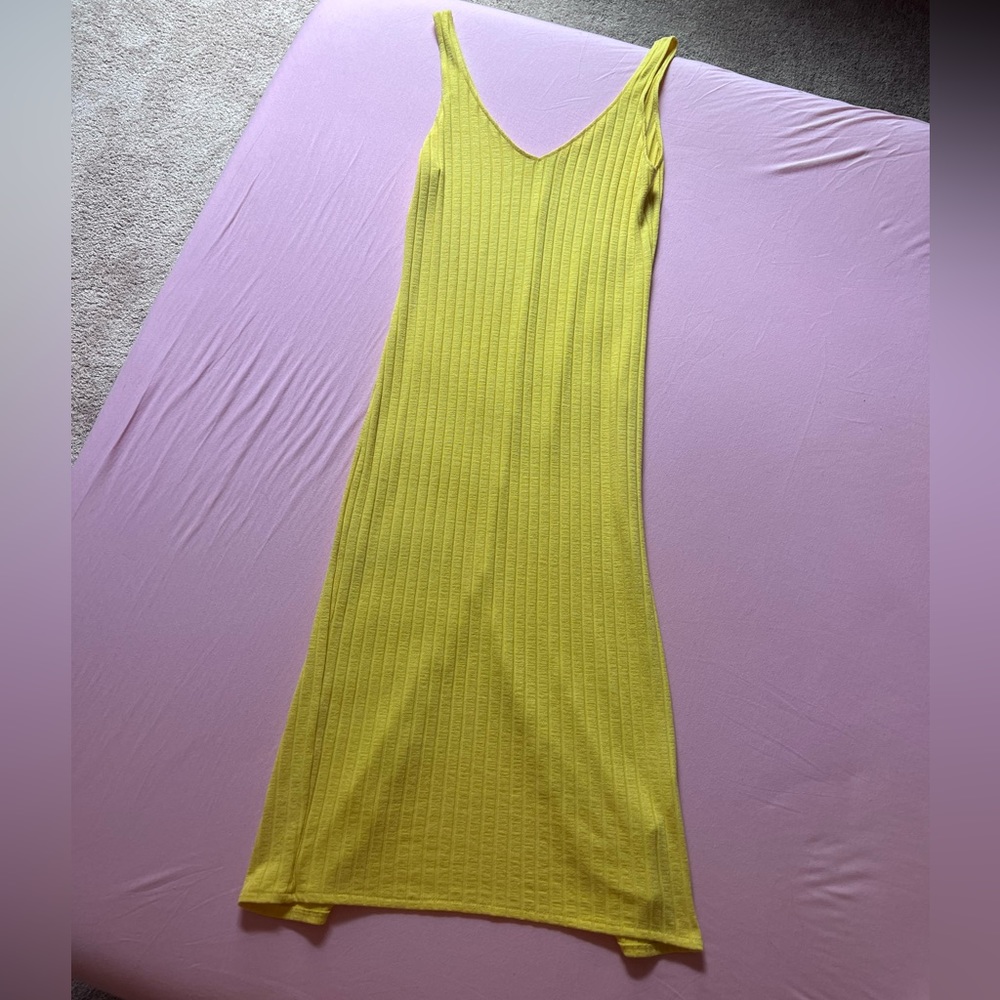 Yellow Zara dress